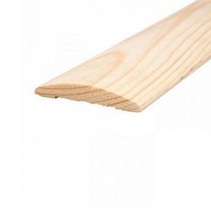Нащельник широкий радиусный 12*40*2700мм, сосна, сорт 0 — изображение 1