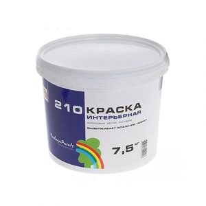 Краска интерьерная влагостойкая Радуга 210 7,5кг/1 — изображение 1
