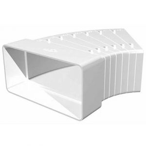 Колено плоское горизонтальное D204*60 разноугловое — изображение 1