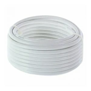 Кабель телевизионный RG-6 белый — изображение 1