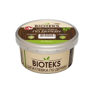 ТЕКС Шпатлевка по Дереву Bioteks Профи махагон 0,75кг — изображение 1