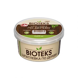 ТЕКС Шпатлевка по Дереву Bioteks Профи махагон 0,25кг — изображение 1