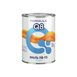 Эмаль ПФ-115 Formula Q8 белая 0,8кг — изображение 1