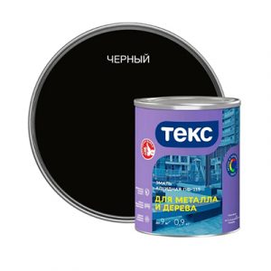 ТЕКС Эмаль ПФ-115 Оптимум черная гл 0,9кг — изображение 1