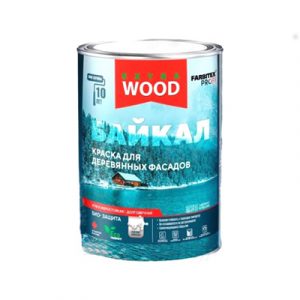 Краска Wood Байкал для деревянных фасадов Нерпа 0,75л — изображение 1