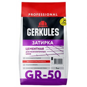 Затирка белая 1кг, Геркулес — изображение 1