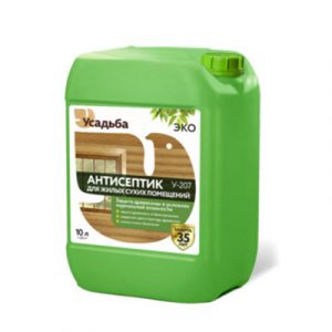 АНТИСЕПТИК Д/ЖИЛЫХ СУХИХ ПОМЕЩЕНИЙ У-207 10л/Кан — изображение 1