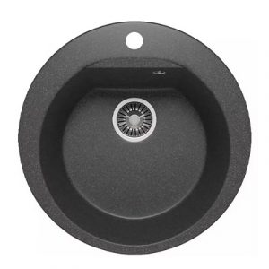 Кухонная мойка Polygran ATOL-520 (№16 Черный) — изображение 1