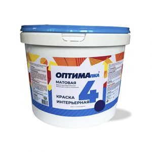 Краска интерьерная Оптималка-4 2,8кг/4 — изображение 1