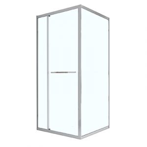 Душевая ширма EVAGOLD хромированная полукруг 100x100 — изображение 2