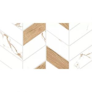 Плитка облиц. Marmaris Бел.геометрия 25х50/1,375/11 Global Tile — изображение 1