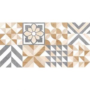 Плитка облиц. Marmaris Бел.пэчворк 25х50/1,375/11 Global Tile — изображение 1