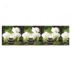 Фартук ЛДП Белые орхидеи 600*3000*1 мм — изображение 1