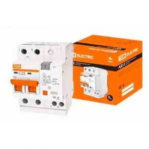 Автомат ТDМ АД12 2Р 25А Дифференциальный — изображение 1