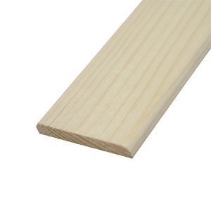 Наличник для двери плоский срощеннный 12*75*2200мм, сосна, сорт 0 — изображение 1