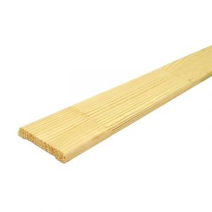 Наличник для двери плоский срощеннный 12*75*2200мм, сосна, сорт 0 — изображение 2