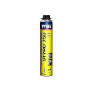 Клей-пена Титан Профессионал Styro 753 для теплоизоляции 750ml — изображение 1