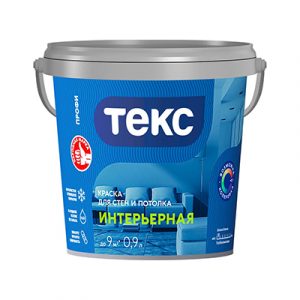 Краска итерьерная Текс Профи 0,9л/18 — изображение 1