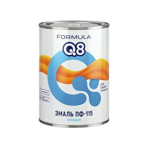 Эмаль ПФ-115 Formula Q8 серая 2,6кг — изображение 1