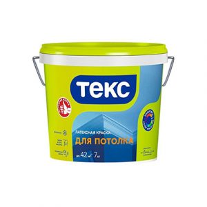 Краска для потолка Текс латексная универсальная 7кг/1 — изображение 1