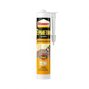 Герметик Момент силиконовый универсальный  белый 280мл (2353935) — изображение 1