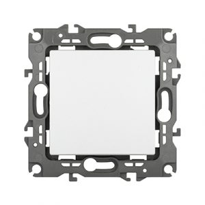 Механизм выключателя 1кл. белый матовый "ЭРА 12" — изображение 1