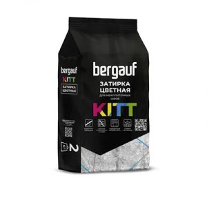 Затирка Kitt бежевая 2кг, Бергауф — изображение 1