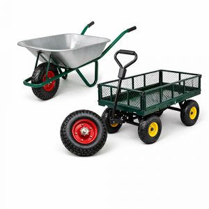 Садовые тачки и тележки