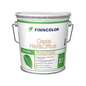 Краска Oasis Hall&Office C гл/мат 2,7л/1 — изображение 1