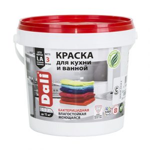 Краска для кухни и ванной DALI база С 0,9л/6 — изображение 1