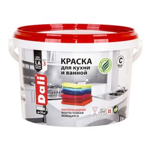 Краска для кухни и ванной DALI база С 2,5л/1 — изображение 1