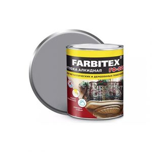 ГРУНТОВКА ГФ-021 "FARBITEX" 2,7кг СЕРАЯ — изображение 1