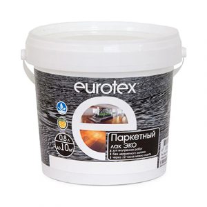 Лак паркетный Eurotex-Эко Дали полуматовый 0,8л/6 — изображение 1