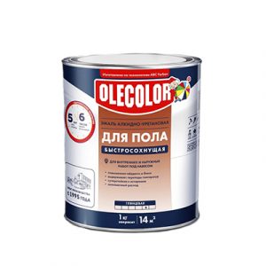 ЭМАЛЬ Д/ПОЛА А/У БЫСТРОС OLECOLOR 2,7кг ЖЕЛТО-КОРИЧ — изображение 1