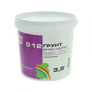 Грунтовка "Радуга-012" "Бетон-контакт" 3,5кг/2 — изображение 1