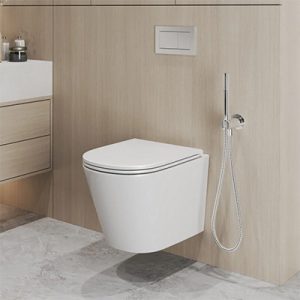 Инсталляция Grossman+кнопка Galaxy(ХромМат)+унитаз GR-4478SQ(бел) — изображение 1