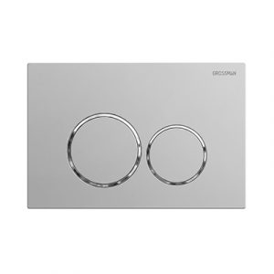 Инсталляция Grossman+кнопка Galaxy(ХромМат)+унитаз GR-4478SQ(бел) — изображение 2
