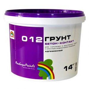 Грунтовка "Радуга-012" "Бетон-контакт" 14кг/1 — изображение 1