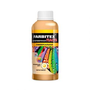 КОЛЕР "FARBITEX" ГОРЧИЧНЫЙ 0,1Л — изображение 1