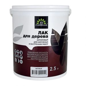 Лак FORWOOD ВД-АК 129 (матовый) 2,5л/2 — изображение 1