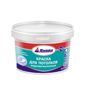 Краска для потолка Диола Д-212 7,5кг/1 — изображение 1