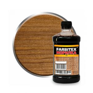 Морилка водная Тик 0,5л деревозащита Farbitex — изображение 1
