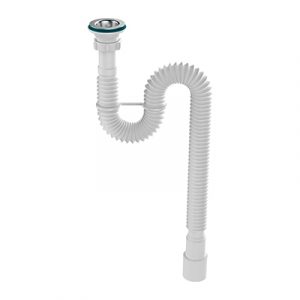 Гофросифон AQUANT F213 1/4х40/50 удлиненный L=62-127см — изображение 1