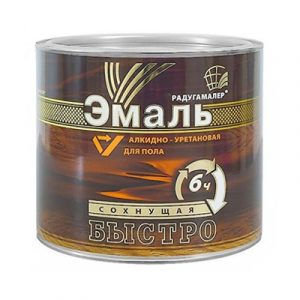 ЭМАЛЬ Д/ПОЛА А/У БЫСТРОС. OLECOLOR 1,8кг КРАСН-КОР — изображение 1