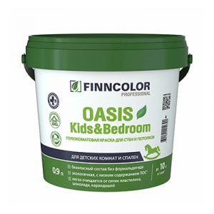 TIKKUR Краска Oasis Kids&Bedroom A 9,0л — изображение 1