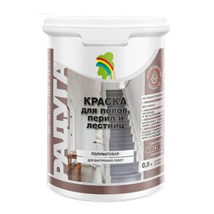 Краска Радуга-2033 Floor для деревянных полов, перил и лестниц А 2,7л — изображение 1