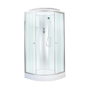 Душевая кабина "Aquapulse 4022D"  90*90 низкий поддон белая — изображение 1