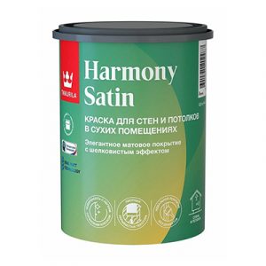 TIKKUR Краска интерьерн.Harmony Satin A мат 0,9л — изображение 1