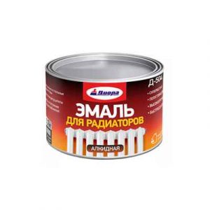 ЭМАЛЬ АЛКИД.  Д/РАДИАТОРОВ  0,7кг СУПЕРБЕЛАЯ Д-504 — изображение 1