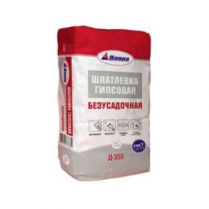 Шпатлевка гипсовая безусадочная Д-355 15кг, Диола — изображение 1